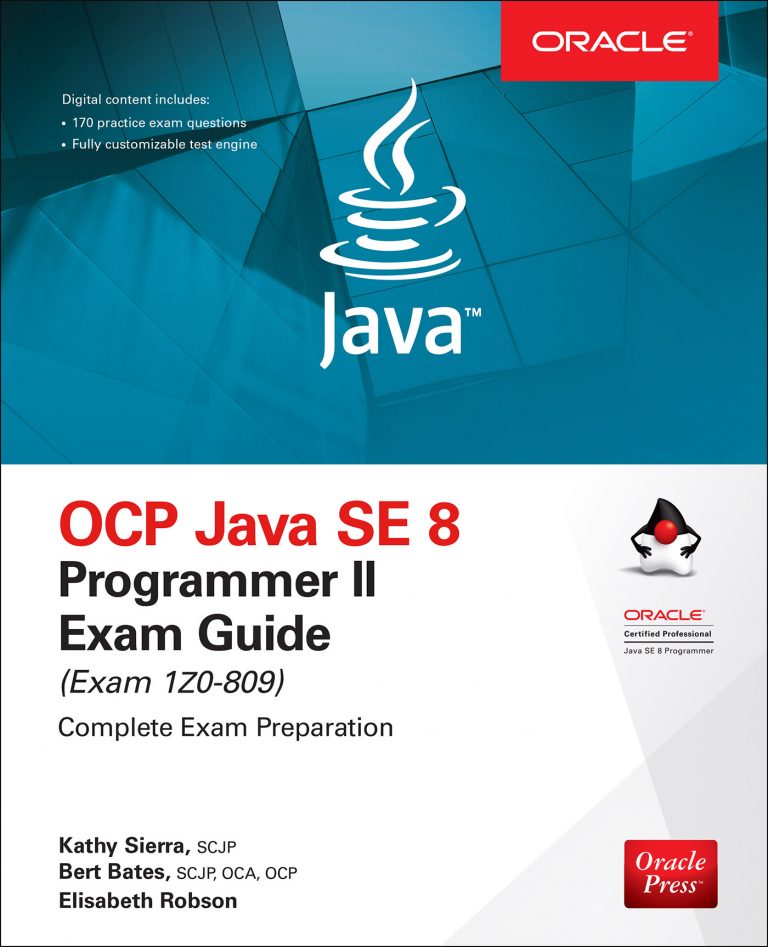 OCP Java SE 8 Programmer II Exam Guide (Exam 1Z0-809), 7th Edition