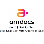 atomIQ DevOps Test Questions and Answers, Amdocs Lugo Test, Amdocs HR, and Technical Interview Question, Amdocs Recruitment Placement Paper.